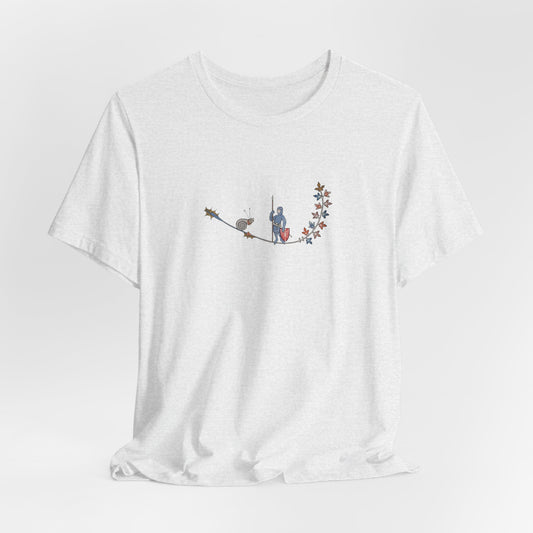 Medieval Snail vs Armed Knight, Marginal manuscript Tee
