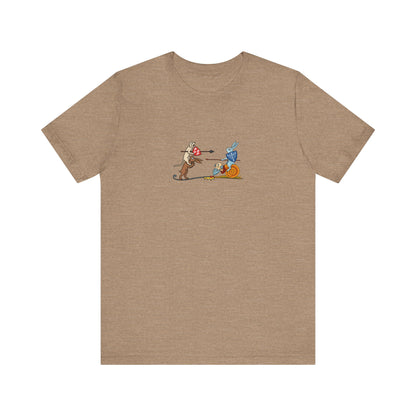 Bunny Snail Rider After MS Yates Thompson 8 F 294, Remastered Marginalia Manuscript Art Tee