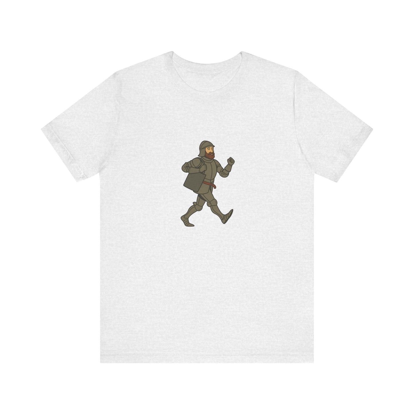Knight on the Go - Medieval Humor - Urban Chivalry Unisex Heavy Cotton Women T-shirt