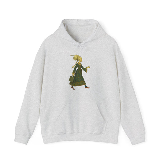 Lady of the Mall – Medieval Fashionista Unisex Hoodie