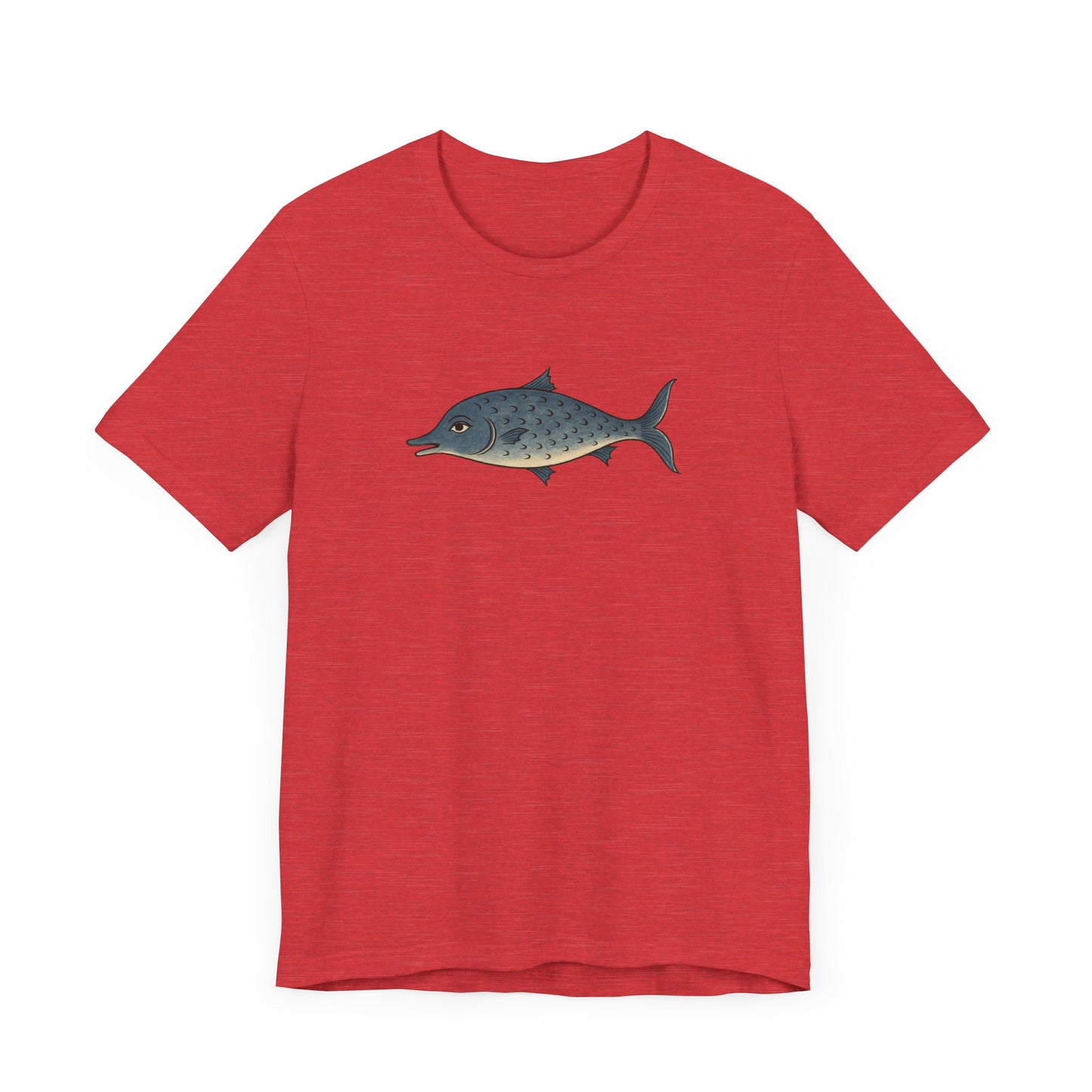 The Smiling Medieval Fish Art T-shirt