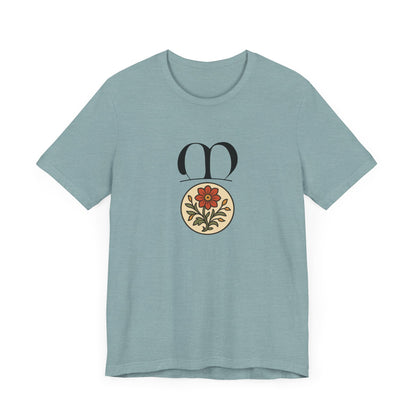 Medieval Flower, Past and Forward Original Art T-shirt