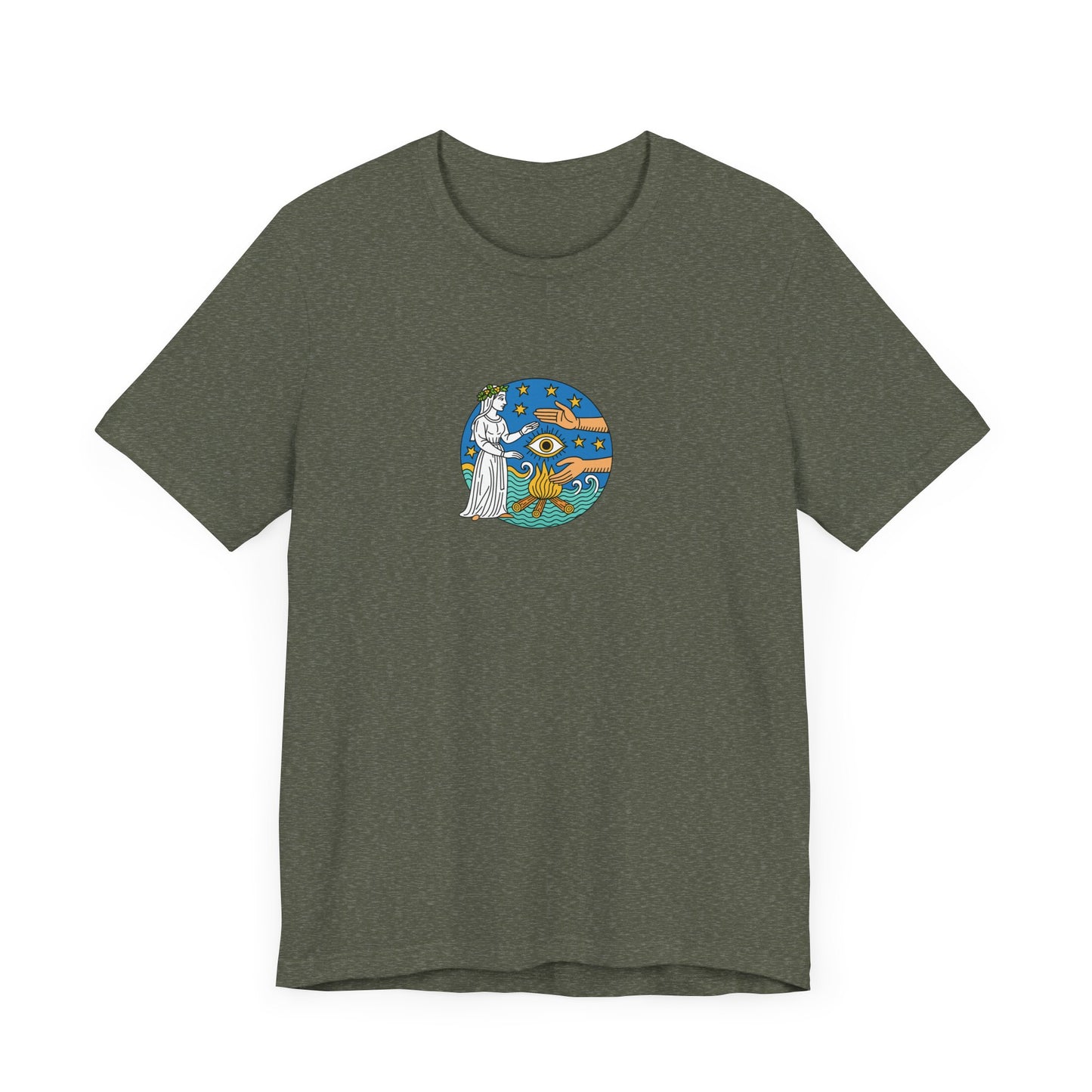 Medieval Mystic Rite of the Firewatcher LOGO T-shirt