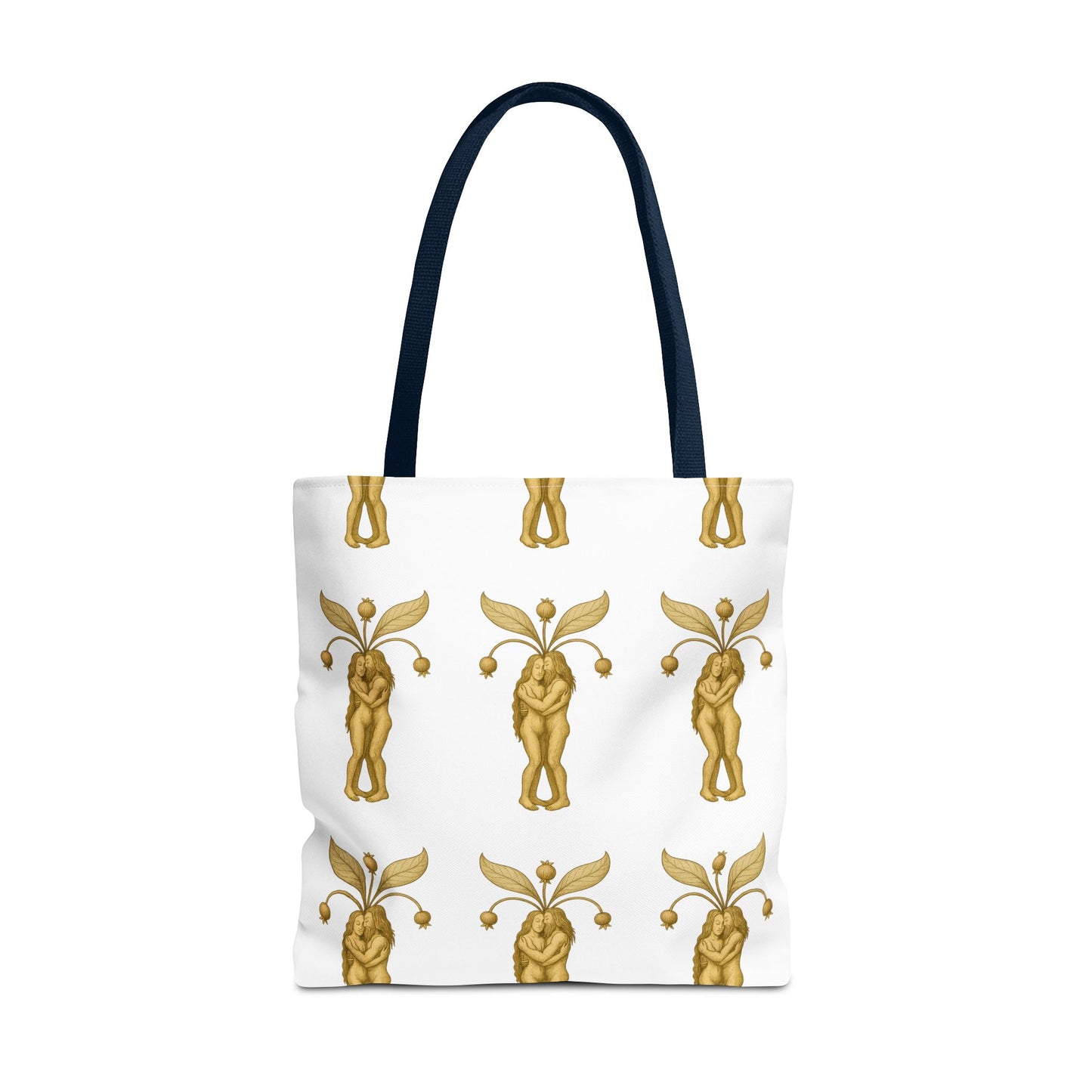 Mandrakes in Love, Mythical Root Romance Tote Bag