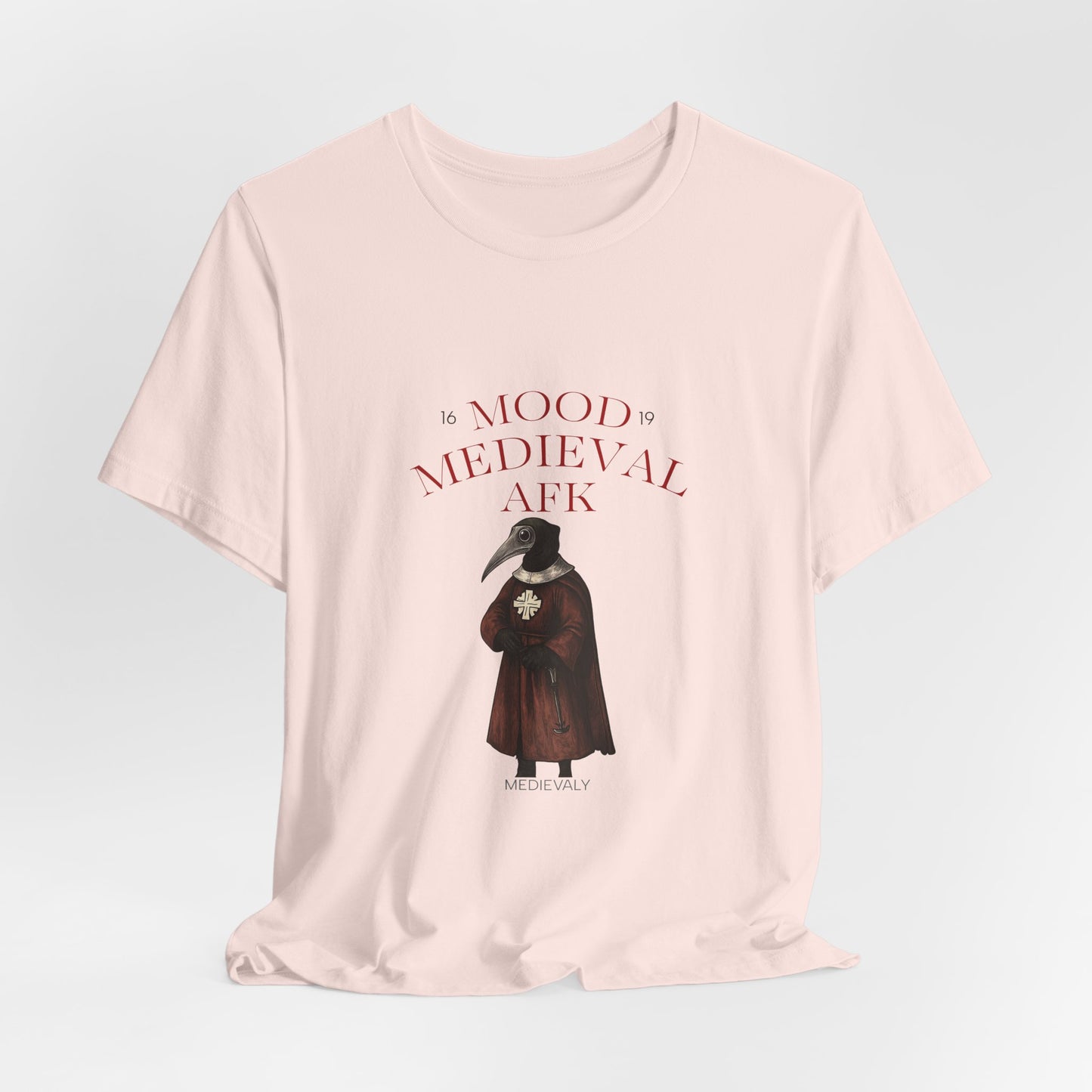 Hanseatic Art, Medieval Plague Doctor MOOD MEDIEVAL AFK Unisex Softstyle Tee