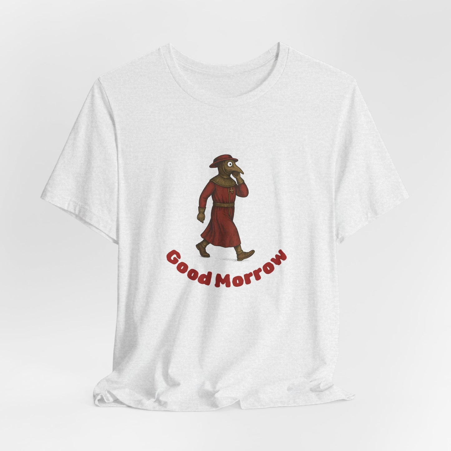 Hanseatic Art, Medieval Plague Doctor with Good Morrow Tee