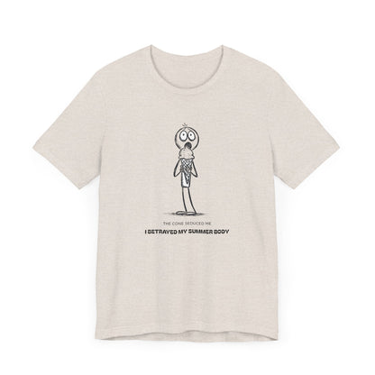 The Ice Cream Lover with Text T-shirt