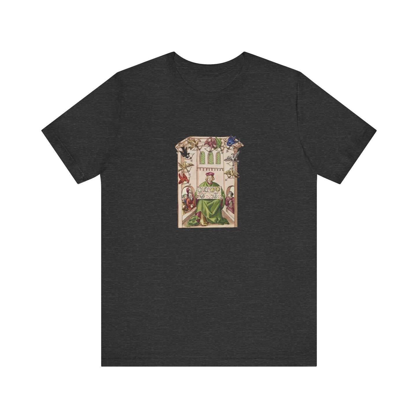 The Master of the Birds, Alchemical Cosmology from Cod. Pal. Lat. 1885 Tee