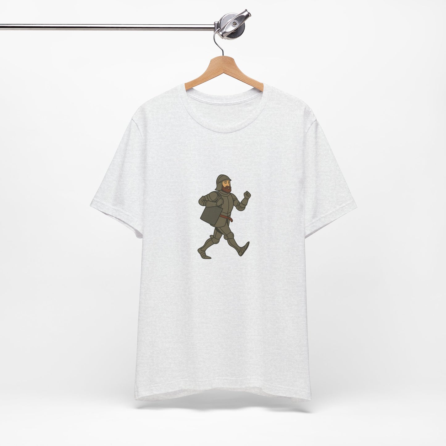 Knight on the Go - Medieval Humor - Urban Chivalry Unisex Heavy Cotton Women T-shirt