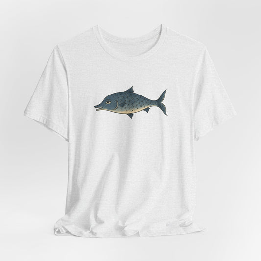 The Smiling Medieval Fish Art T-shirt