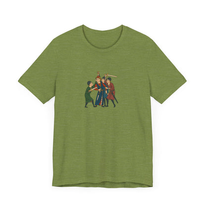 Reinmar von Brennenberg Tapestry, Codex Manesse, Medieval German Art Tee