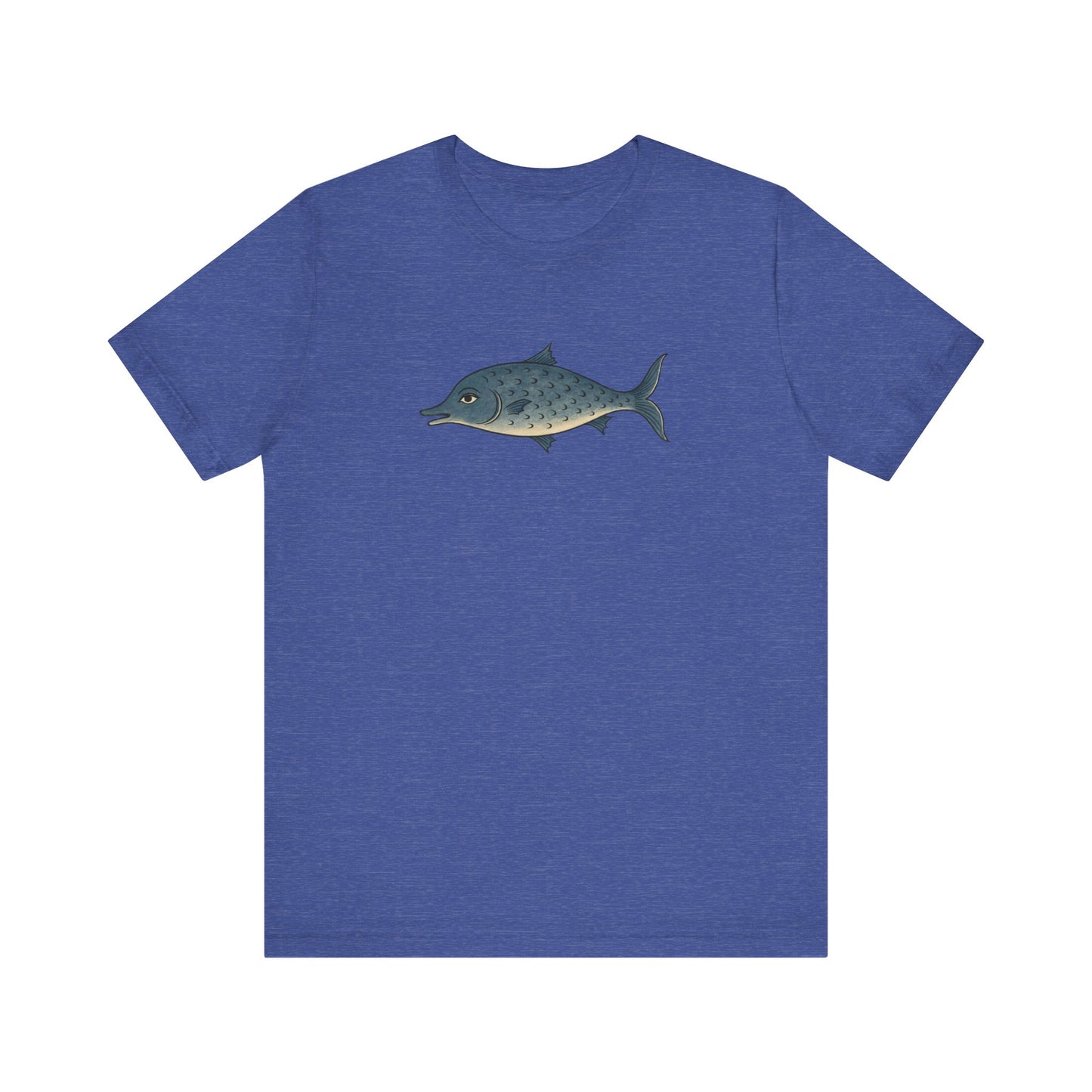 The Smiling Medieval Fish Art T-shirt