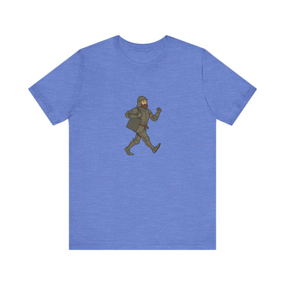 Knight on the Go - Medieval Humor - Urban Chivalry Unisex Heavy Cotton T-shirt