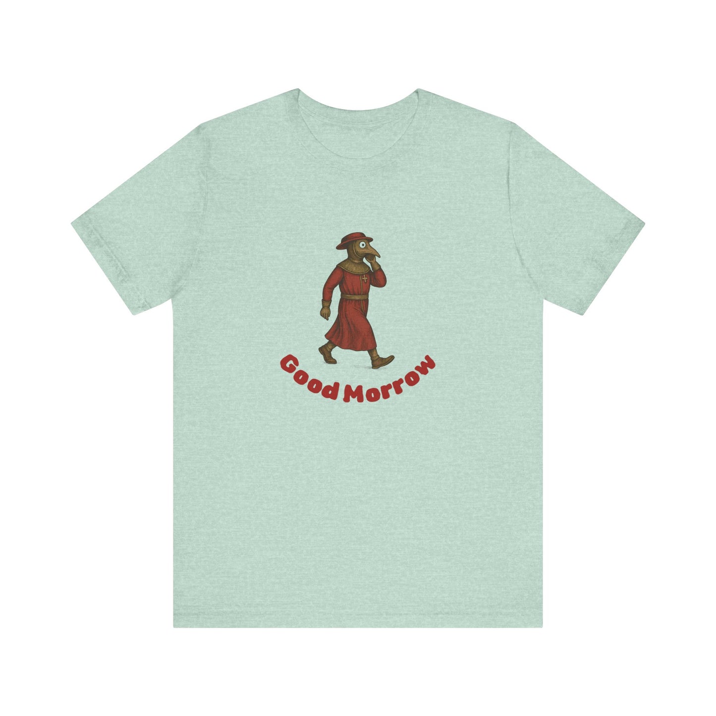 Hanseatic Art, Medieval Plague Doctor with Good Morrow Tee