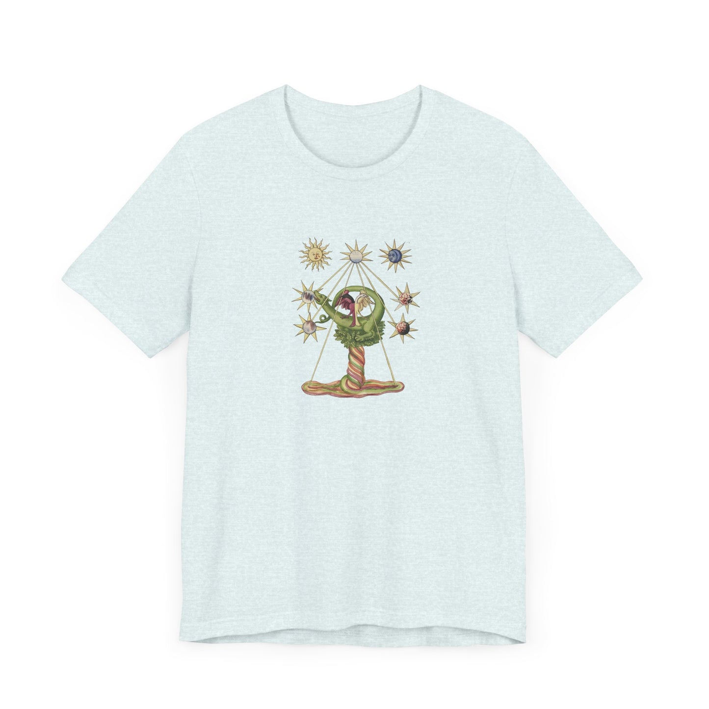 Alchemical Dragon and Two-Headed Bird T-Shirt