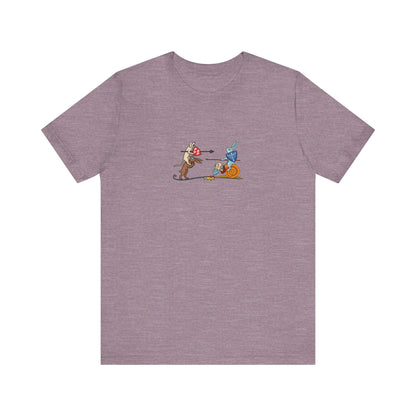 Bunny Snail Rider After MS Yates Thompson 8 F 294, Remastered Marginalia Manuscript Art Tee