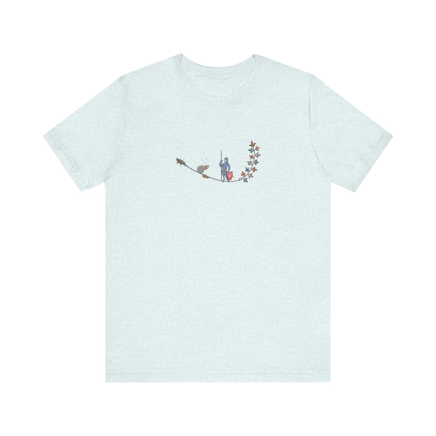 Medieval Snail vs Armed Knight, Marginal manuscript Tee