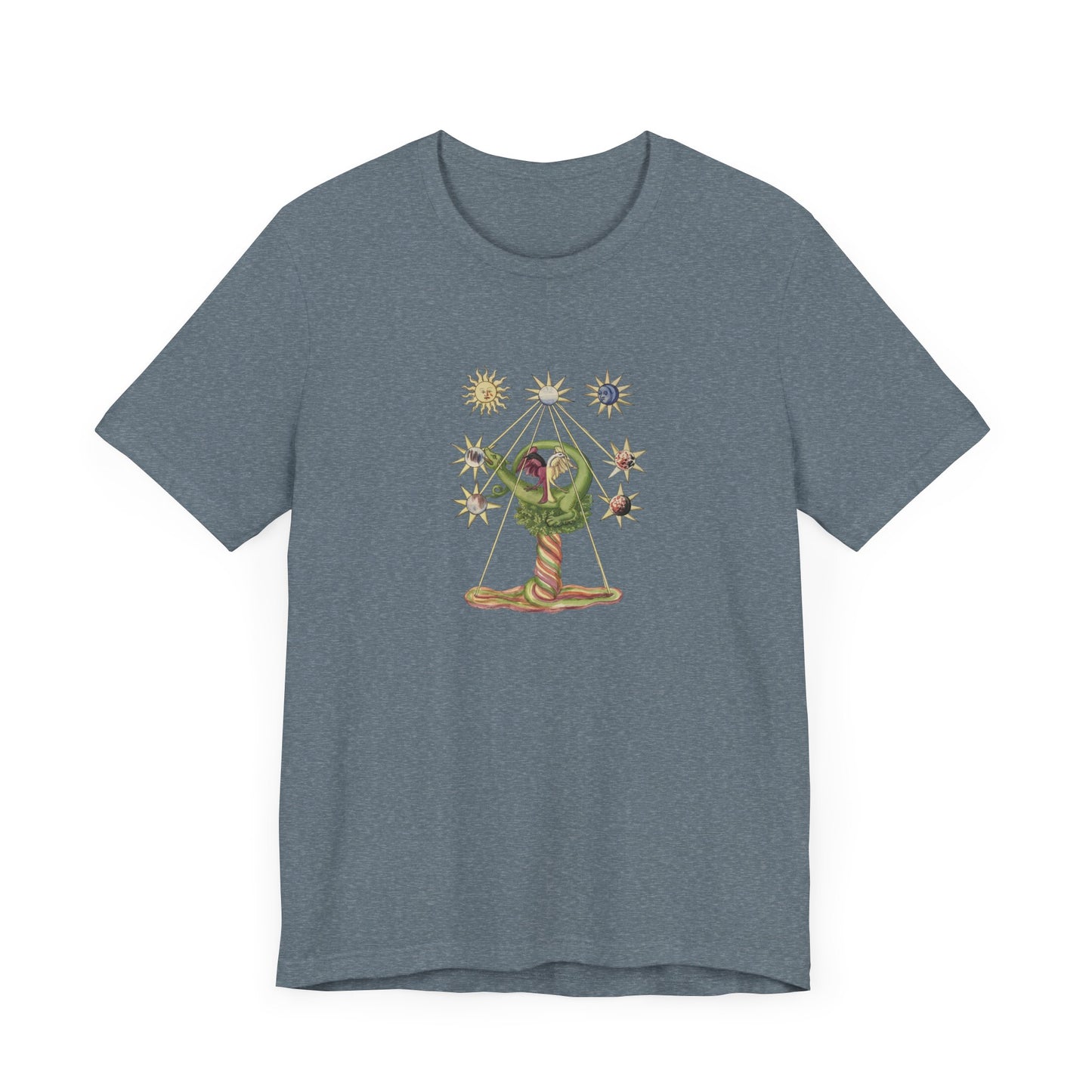 Alchemical Dragon and Two-Headed Bird T-Shirt