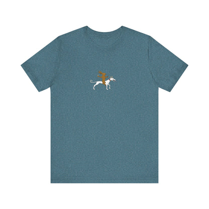 The Hare Riding a Hound, Pontifical of Guillaume Durand, Avignon, before 1390 Tee