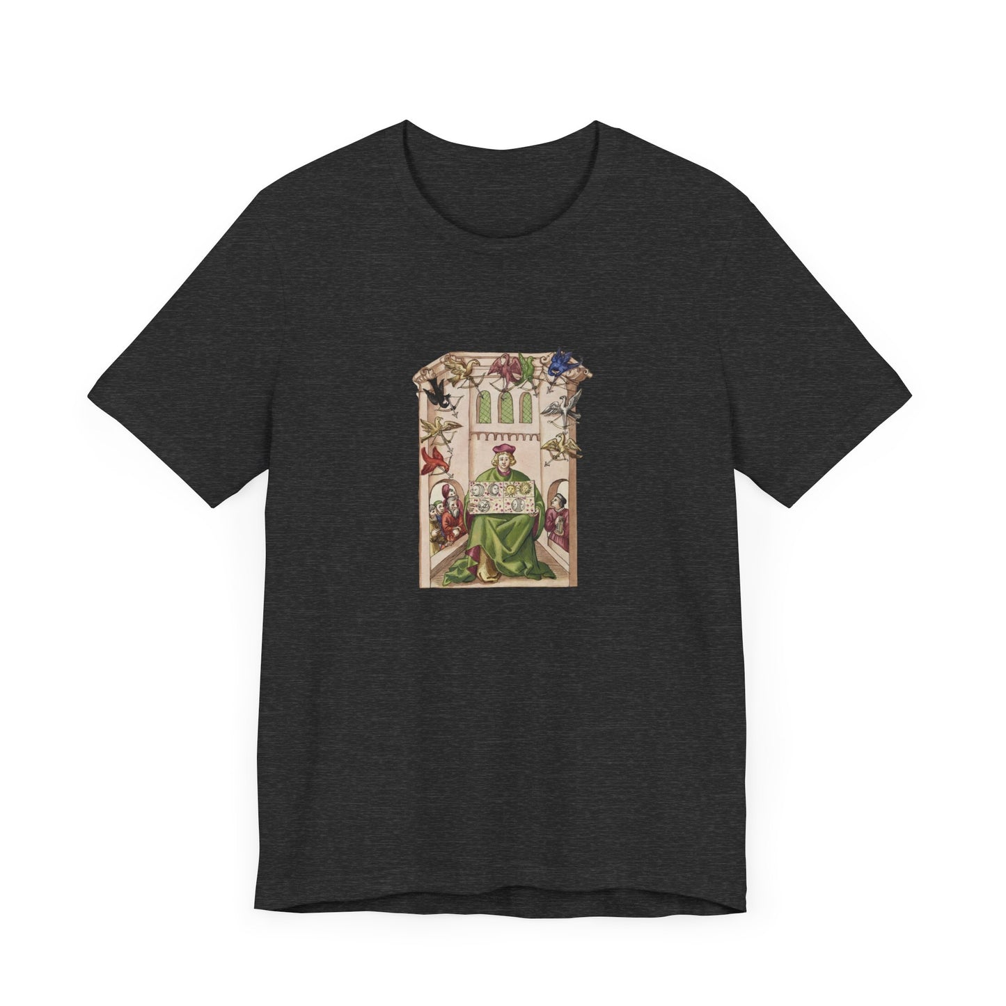 The Master of the Birds, Alchemical Cosmology from Cod. Pal. Lat. 1885 Tee