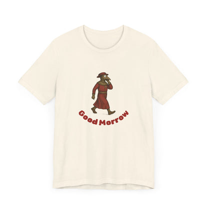 Hanseatic Art, Medieval Plague Doctor with Good Morrow Tee