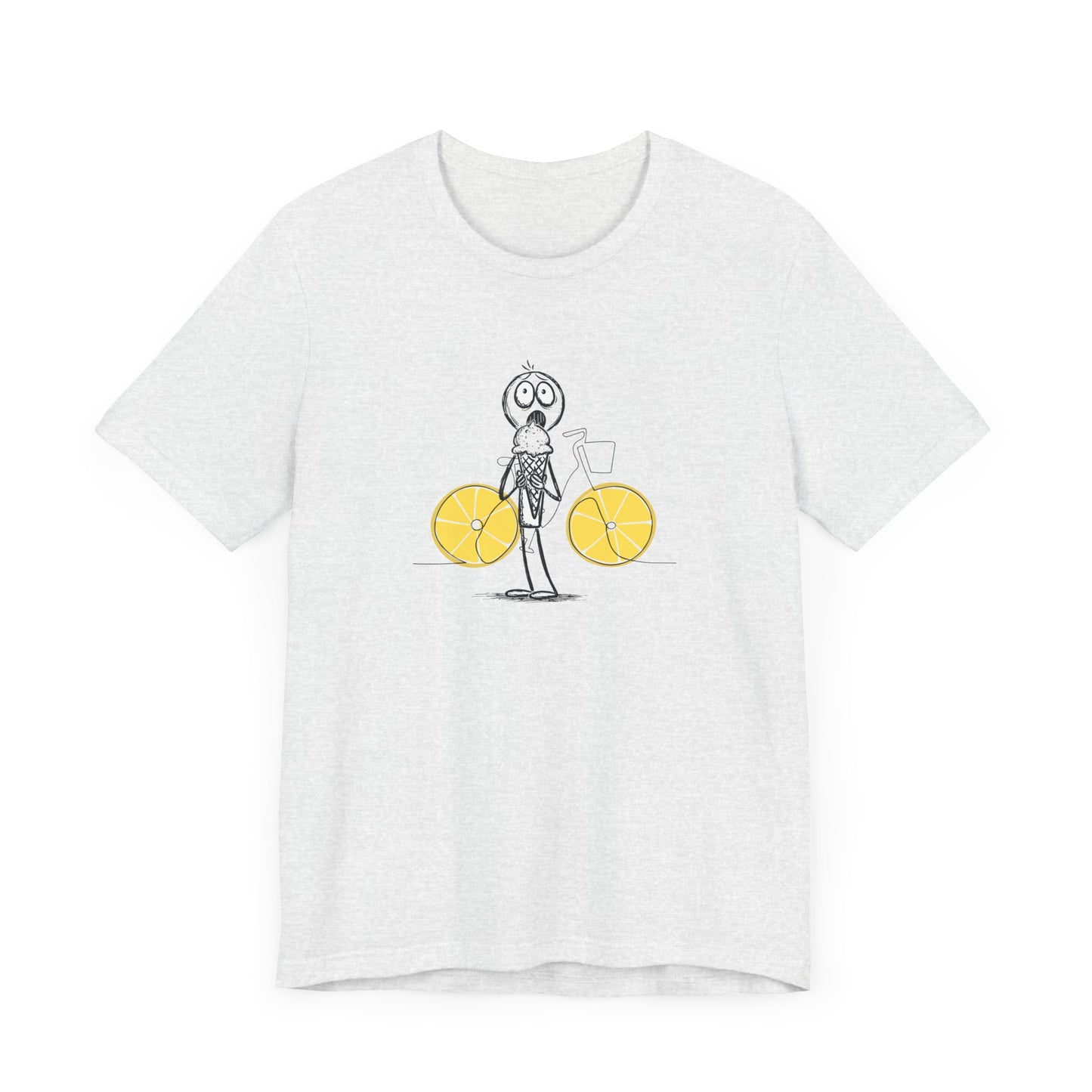 The Ice Cream Lover With Bike T-shirt