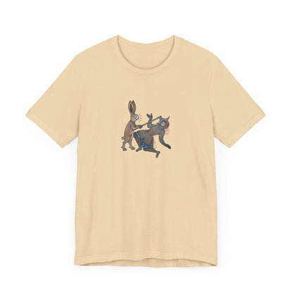 Killer Bunny, Remastered Marginalia Manuscript Art Tee