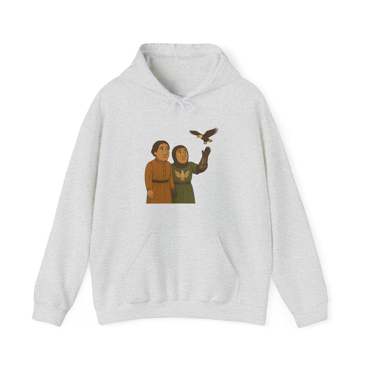 Knight & Falcon - Medieval Unisex Hoodie