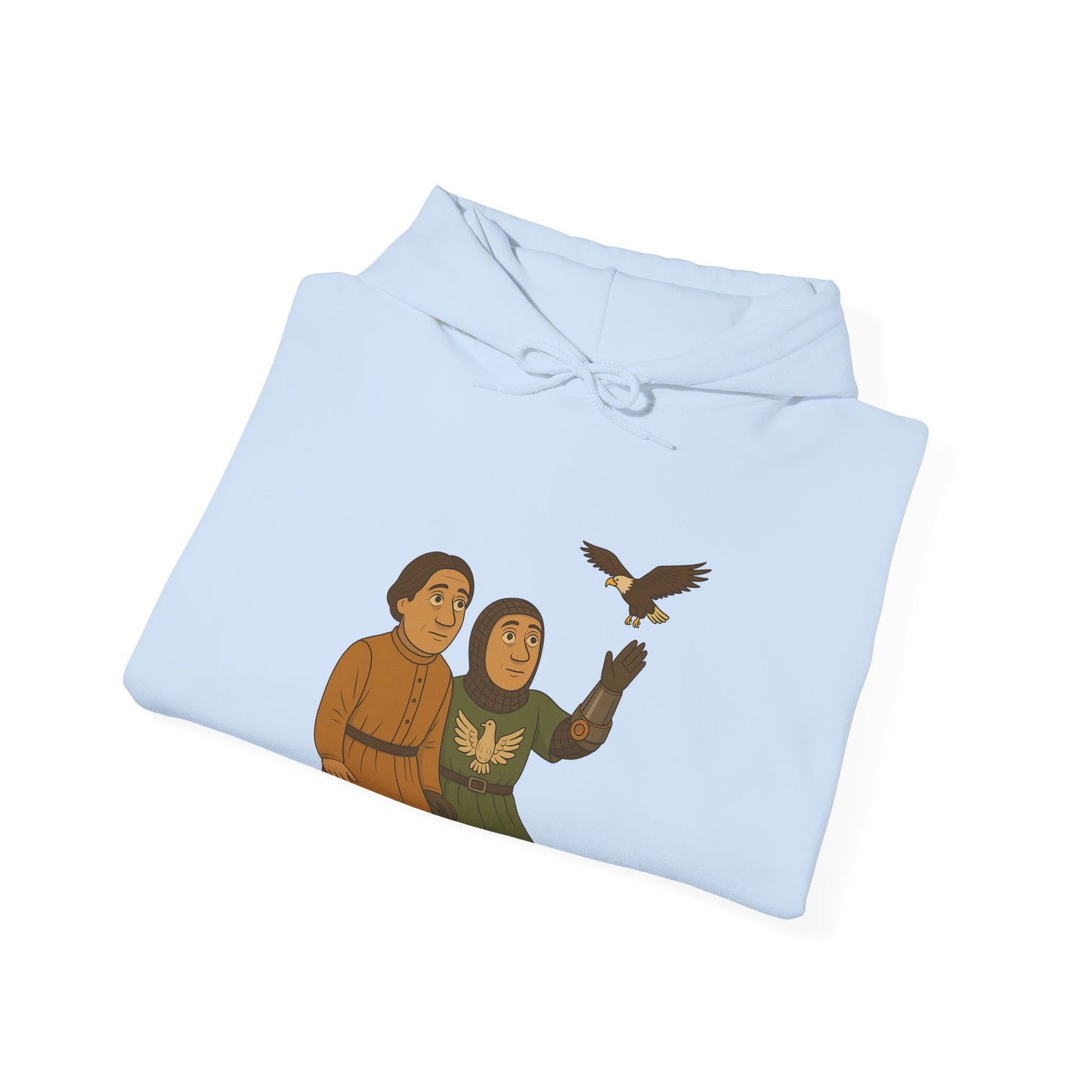 Knight & Falcon - Medieval Unisex Hoodie
