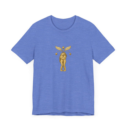 Big Mandrakes in Love, Mythical Root Romance Unisex Heavy Cotton Tee