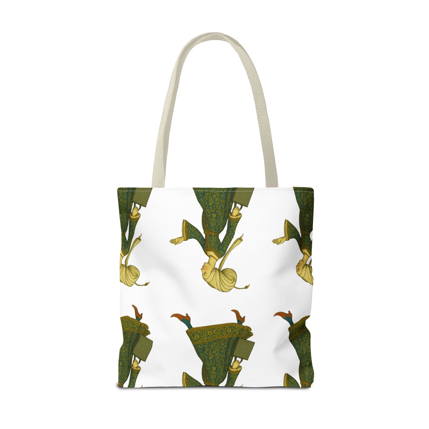 Lady of the Mall – Medieval Fashionista - Elegant Vintage Woman Tote Bag