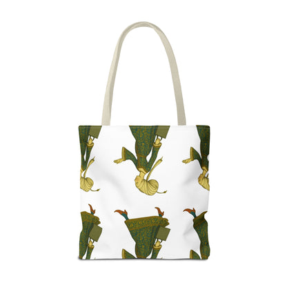 Lady of the Mall – Medieval Fashionista - Elegant Vintage Woman Tote Bag