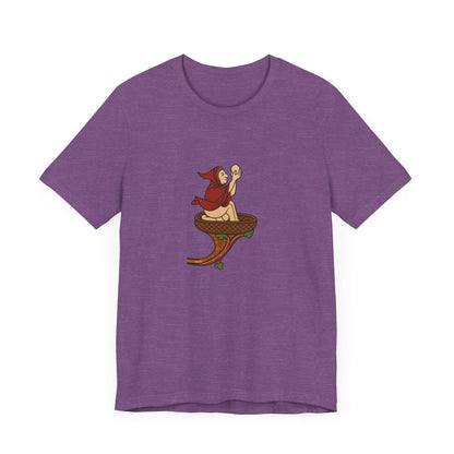 The Eggman Monk, Medieval Marginalia Print T-shirt