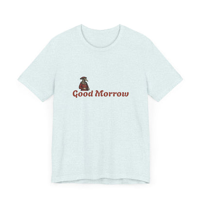 Hanseatic Art, Medieval Plague Doctor with Good Morrow Unisex Softstyle T-Shirt