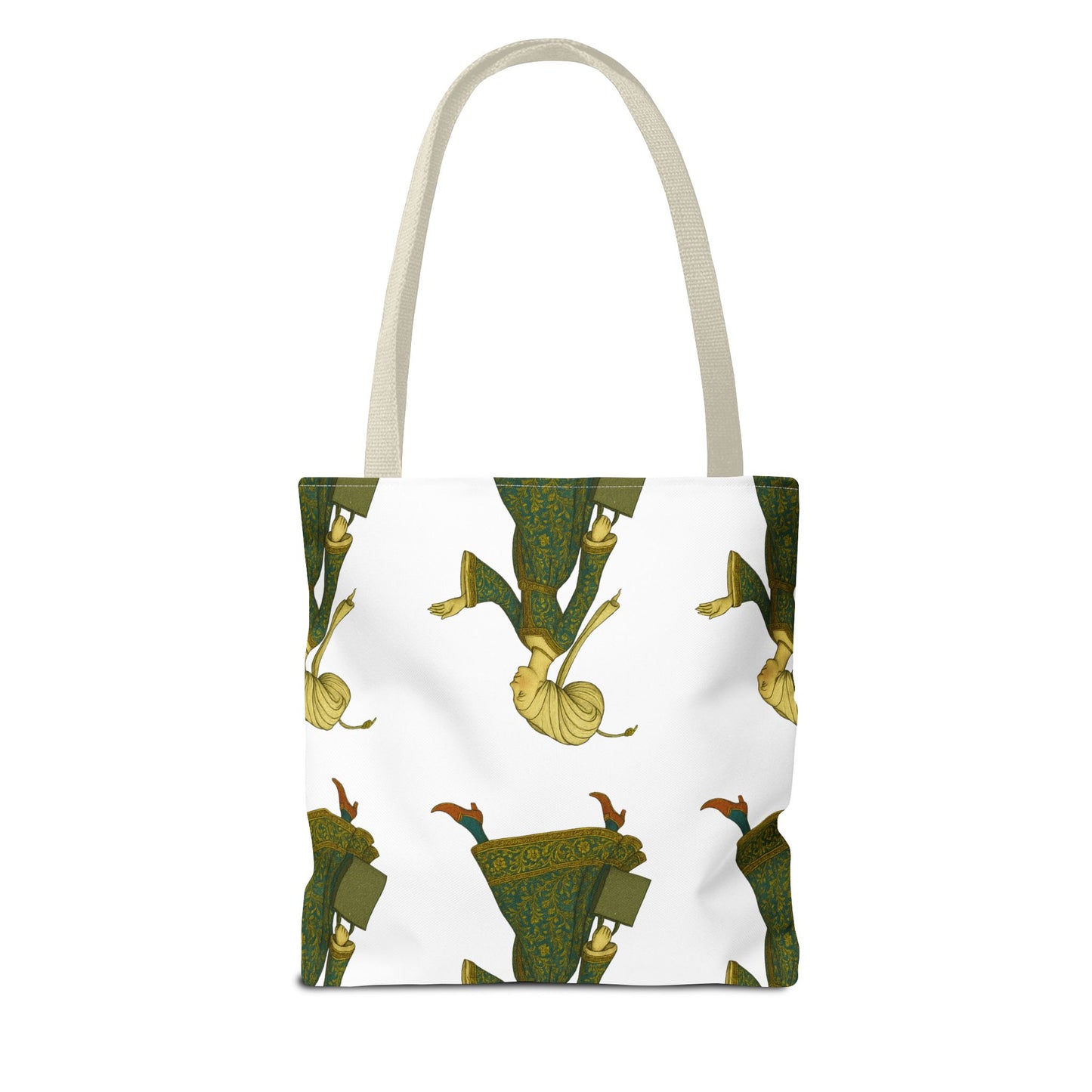 Lady of the Mall – Medieval Fashionista - Elegant Vintage Woman Tote Bag