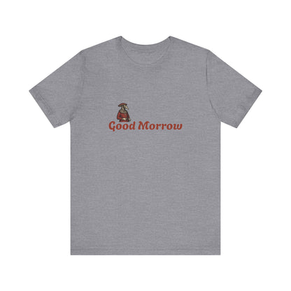 Hanseatic Art, Medieval Plague Doctor with Good Morrow Unisex Softstyle T-Shirt