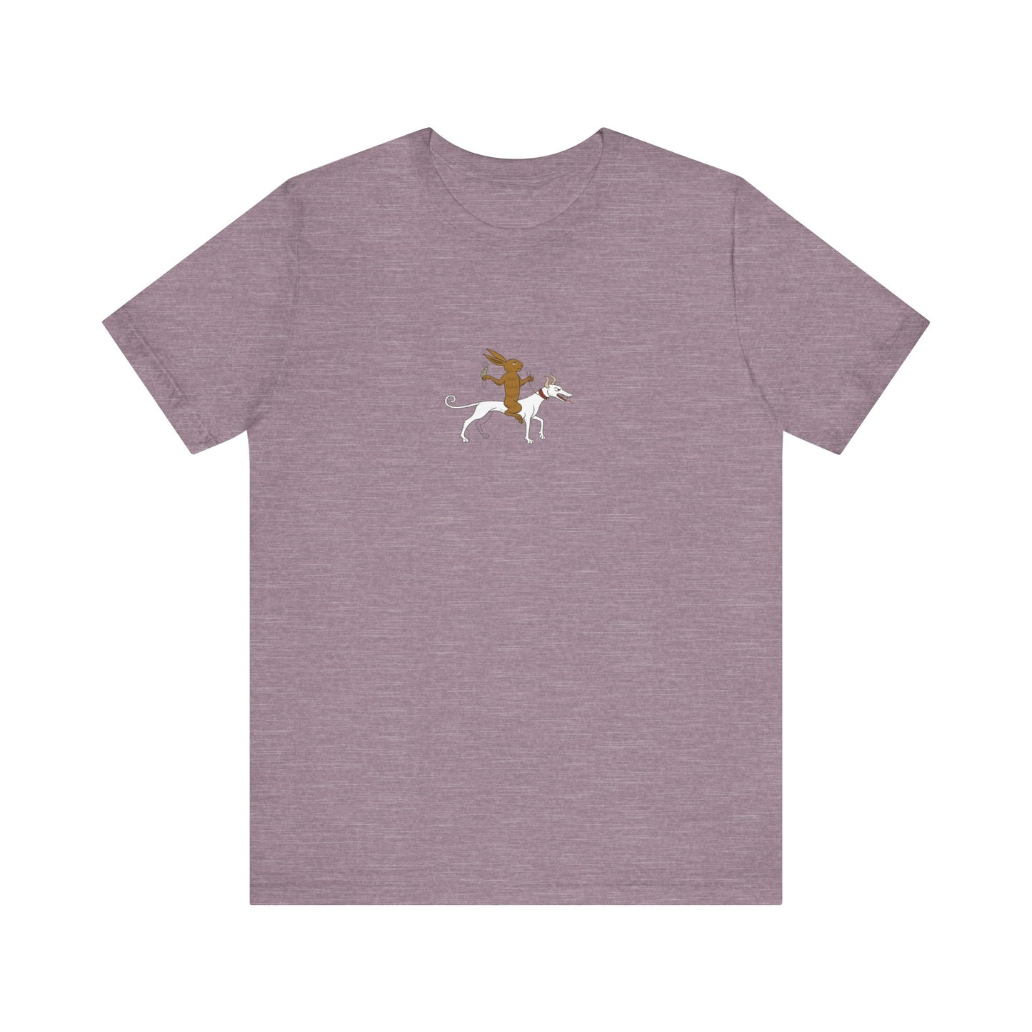 The Hare Riding a Hound, Pontifical of Guillaume Durand, Avignon, before 1390 Tee