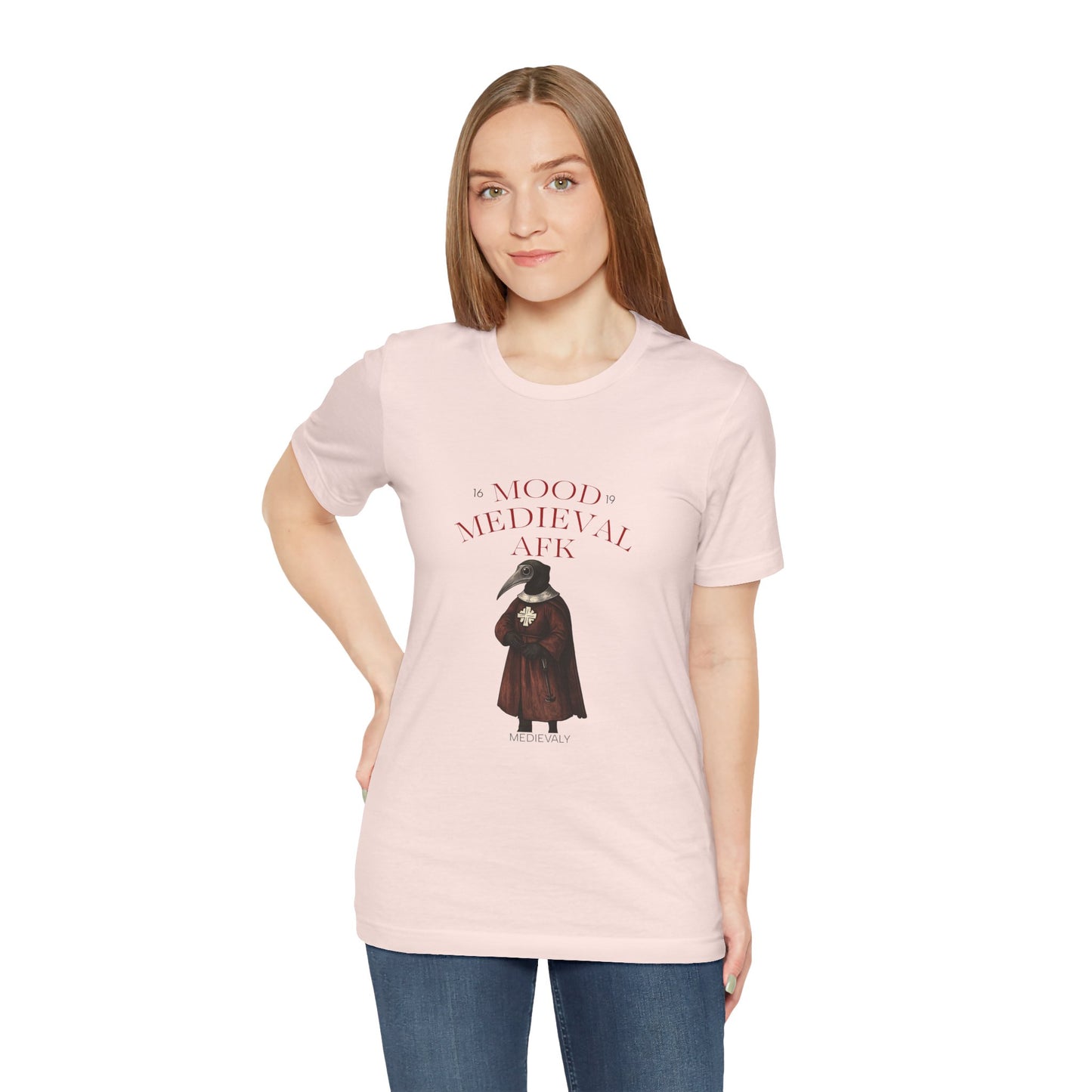 Hanseatic Art, Medieval Plague Doctor MOOD MEDIEVAL AFK Unisex Softstyle Tee