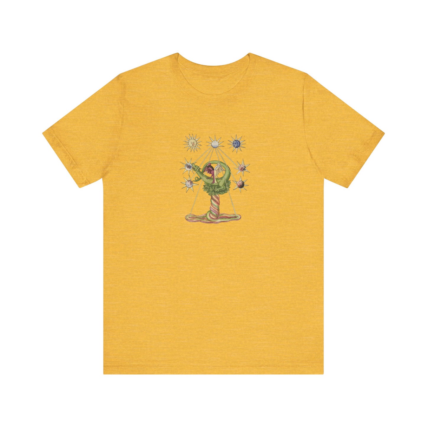 Alchemical Dragon and Two-Headed Bird T-Shirt