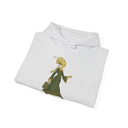 Lady of the Mall – Medieval Fashionista Unisex Hoodie