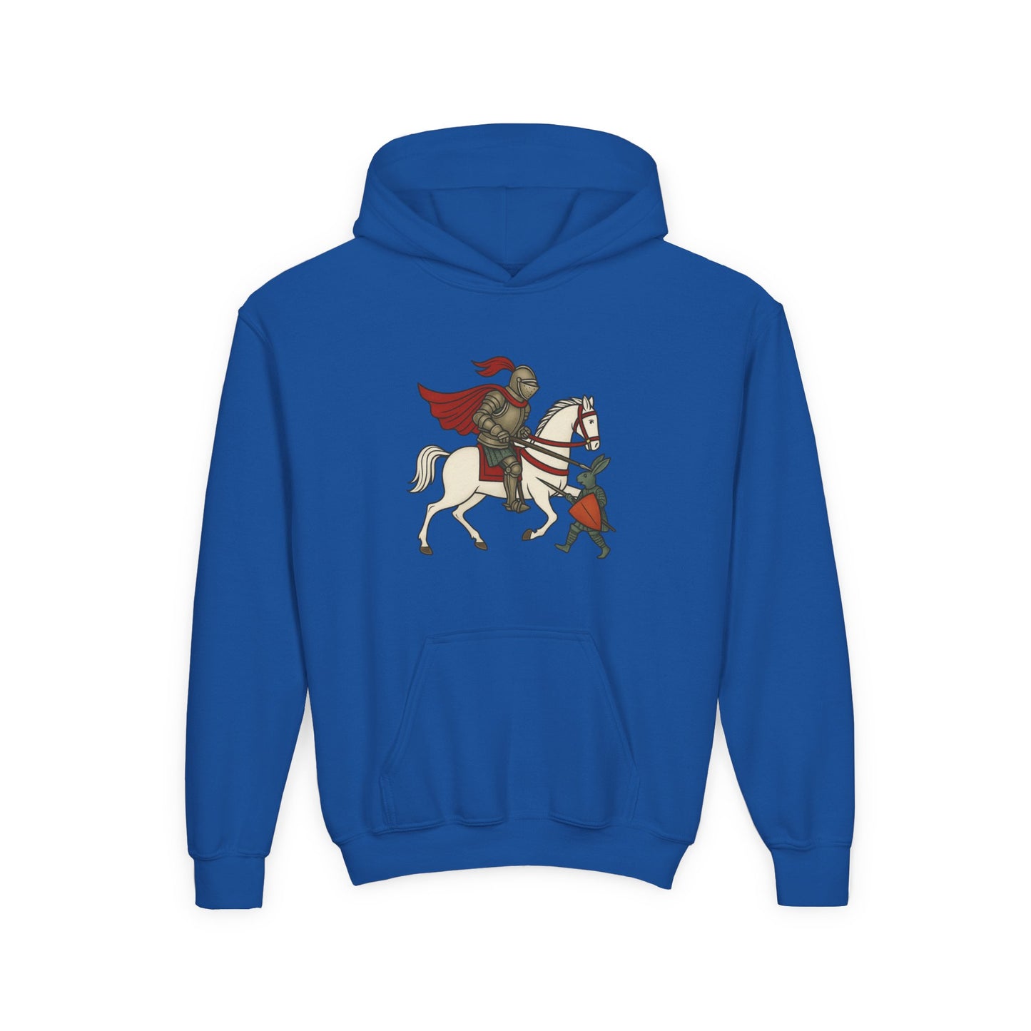 Knight & Hare - Medieval Humor - Kid's Hoodie