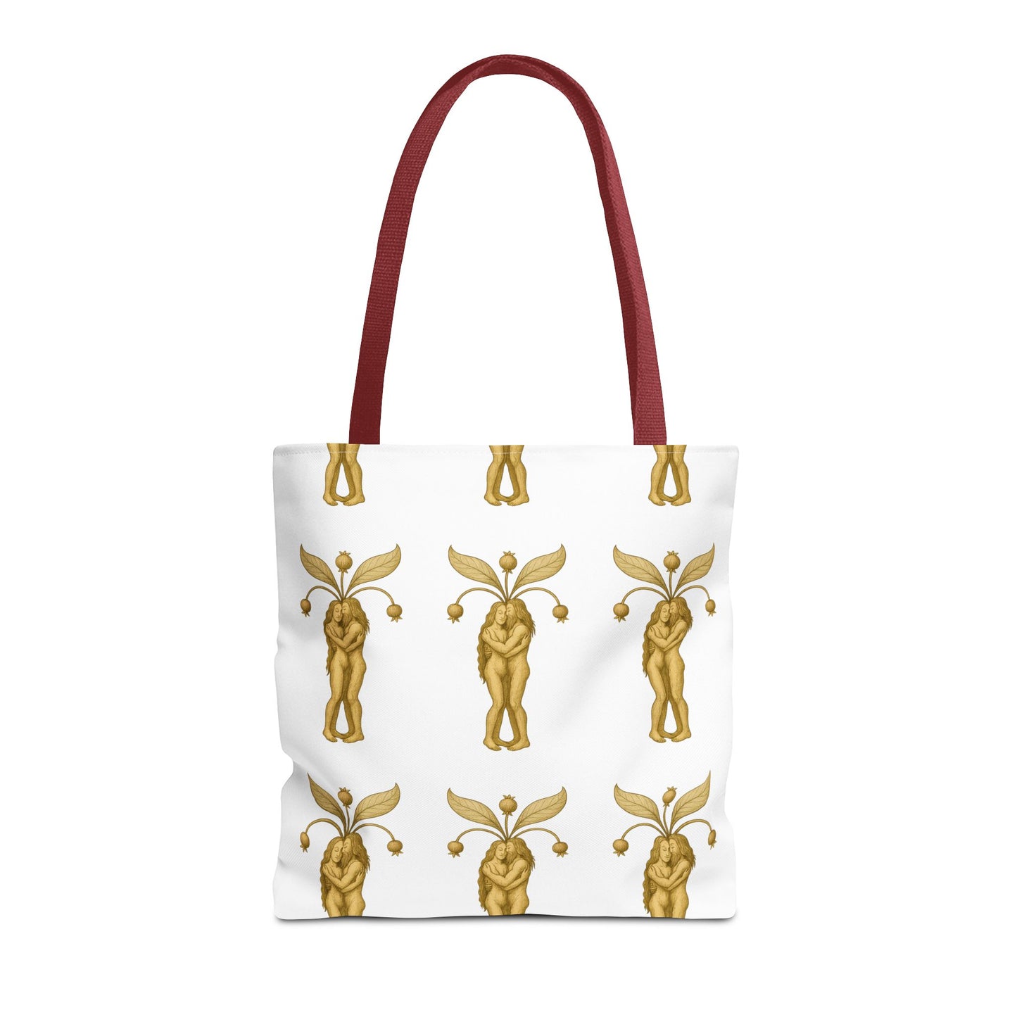 Mandrakes in Love, Mythical Root Romance Tote Bag