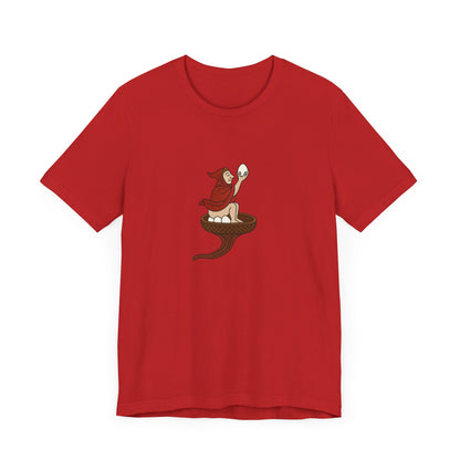 The Eggman Monk, 14th Century Medieval Manuscript T-shirt