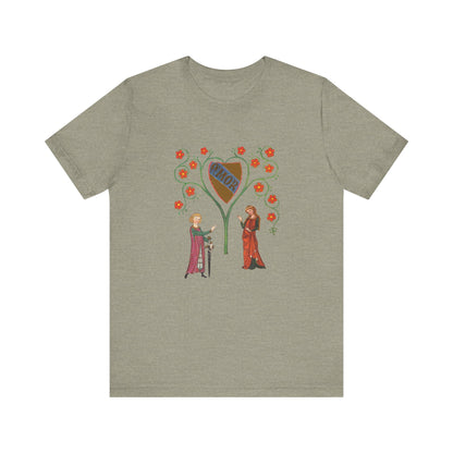 Marginalia Manuscript Romance Art Unisex T-Shirt