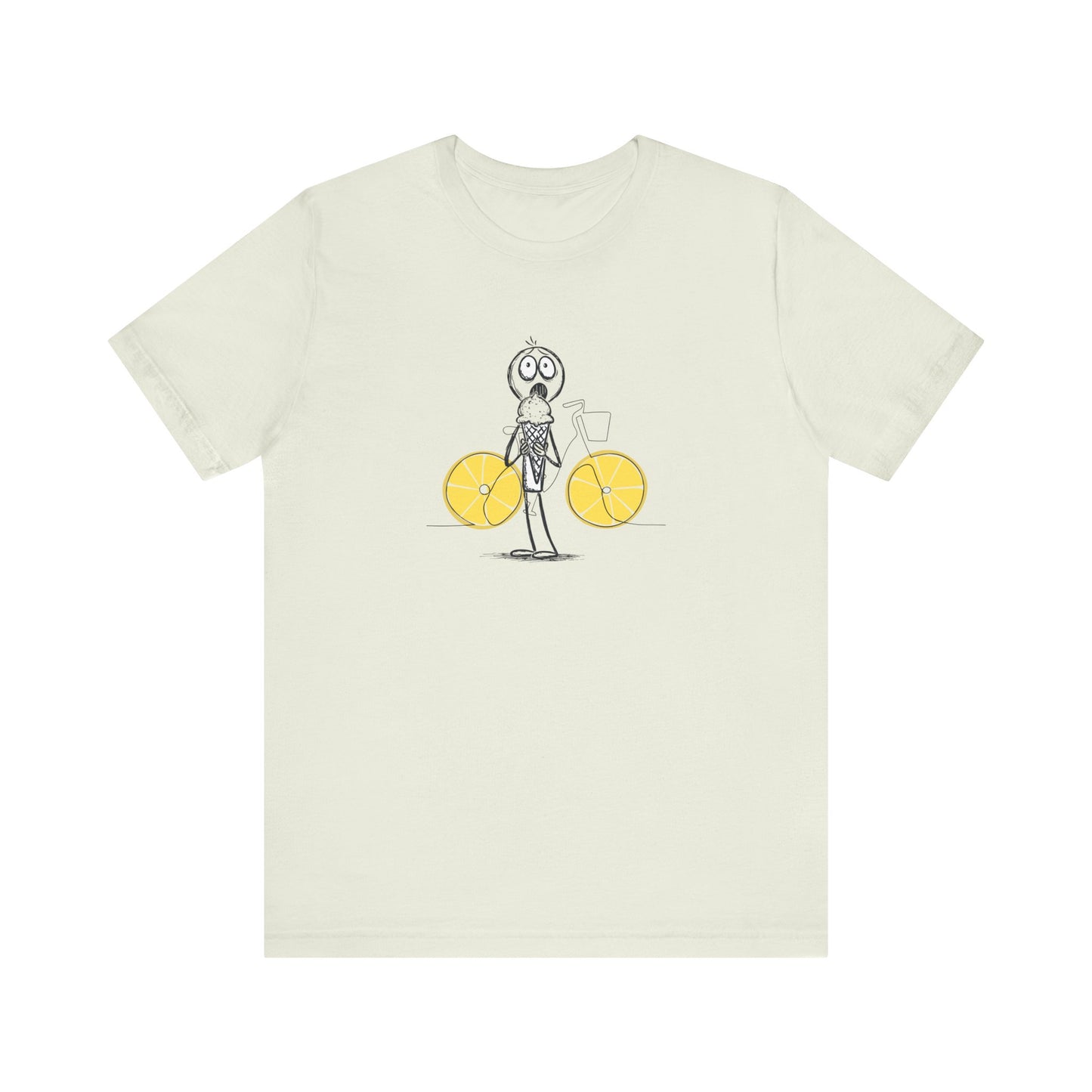 The Ice Cream Lover With Bike T-shirt
