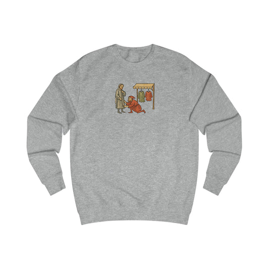 Tailor of Yore - Medieval Artistic Vintage Cartoon Unisex Sweatshirt