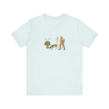 Good Medicine Dogge, Medieval Art Tacuinum Sanitatis Unisex Tee