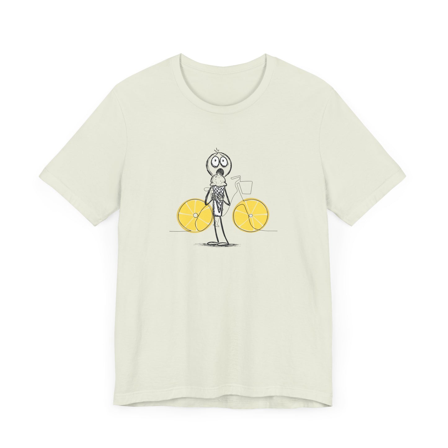 The Ice Cream Lover With Bike T-shirt