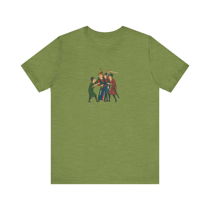 Reinmar von Brennenberg Tapestry, Codex Manesse, Medieval German Art Tee