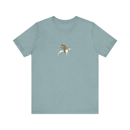 The Hare Riding a Hound, Pontifical of Guillaume Durand, Avignon, before 1390 Tee